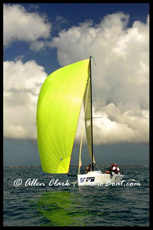 Melges 24 with A-Sail