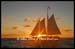 Schooner at Sunset